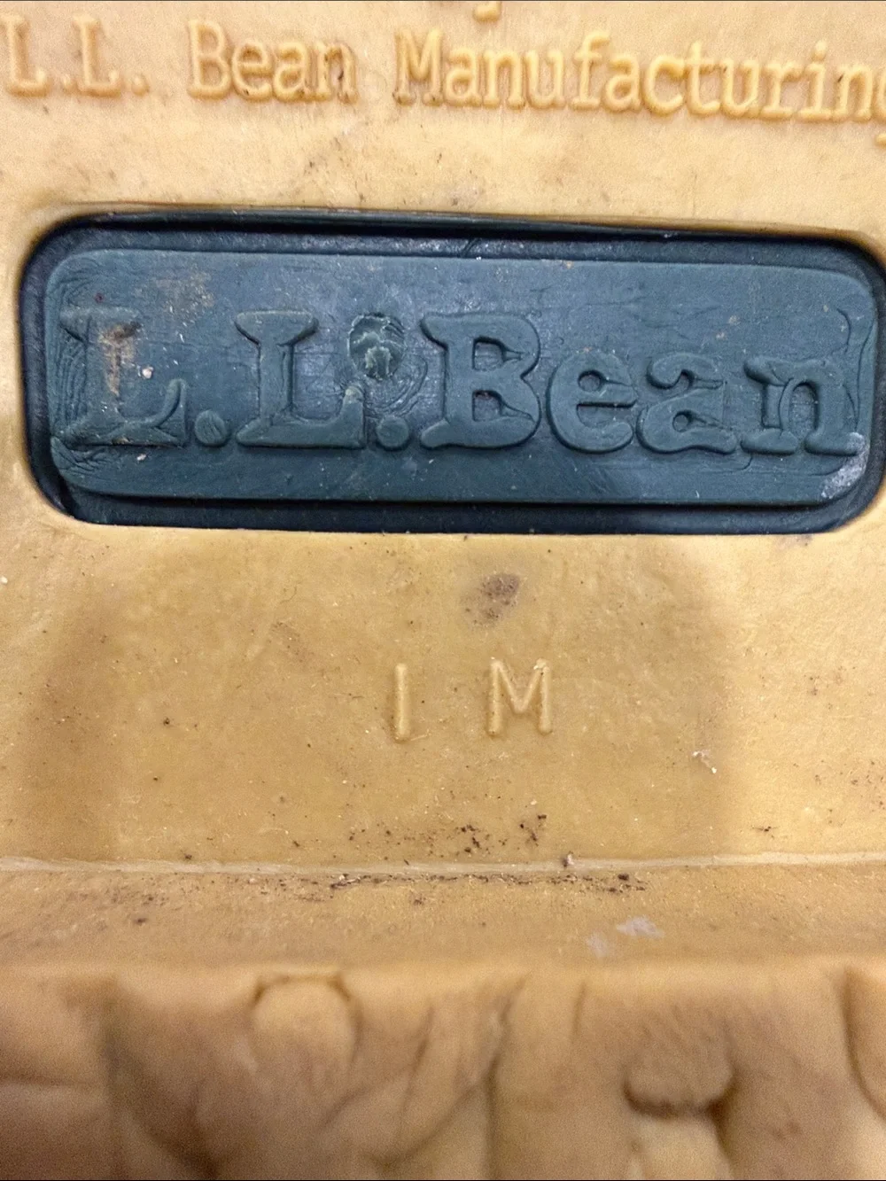 L.L. Bean Men's Brown Leather & Green Rubber Rain/Snow Boots